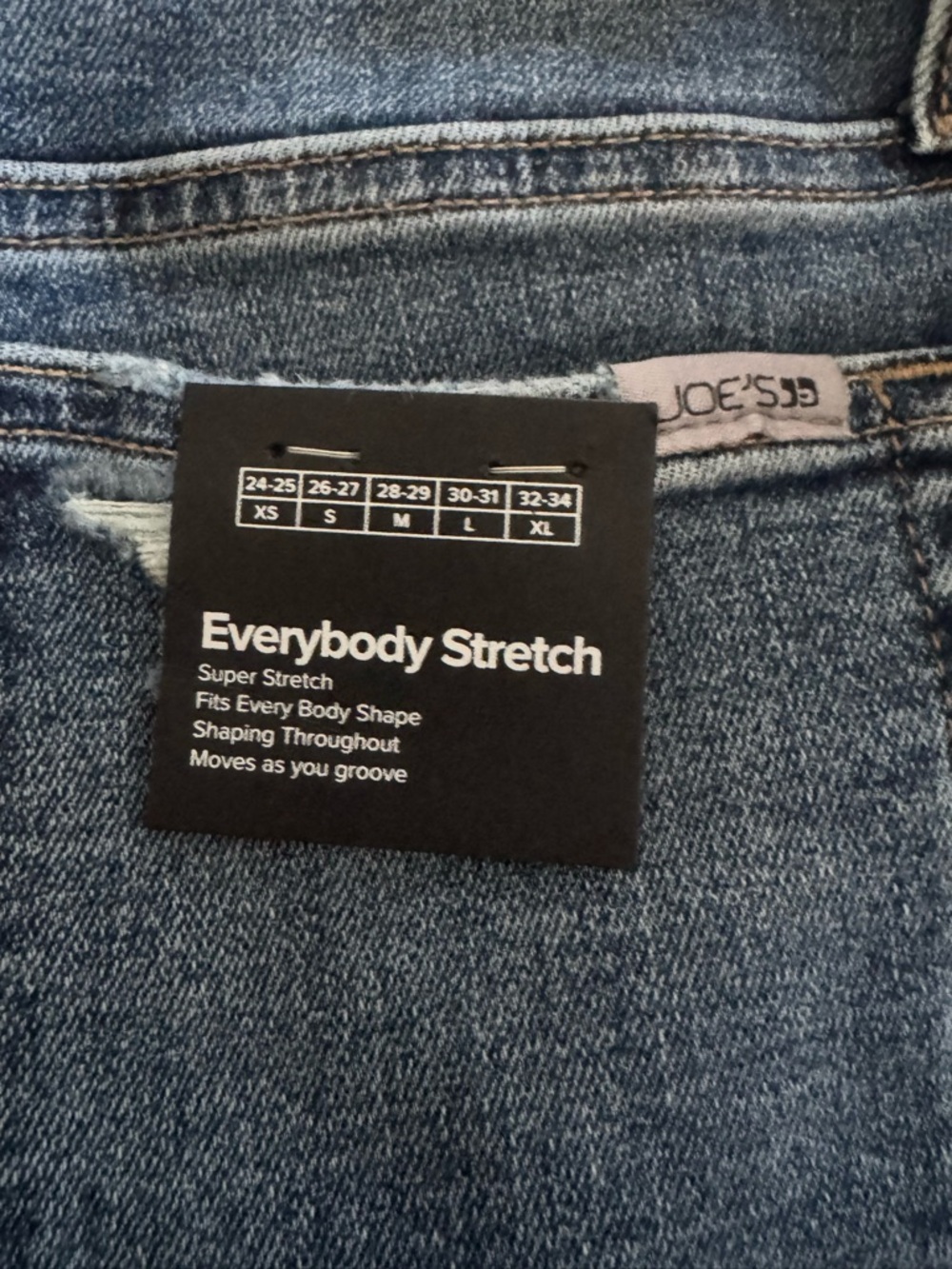 Joe's Jeans High Rise Curvy Skinny Ankle Distressed denim Jeans Size Medium NWT - Picture 4 of 5